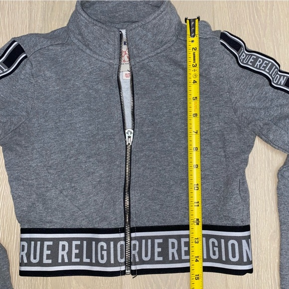 True Religion Cropped Zip up Sweater. Women’s xs - Picture 6 of 11